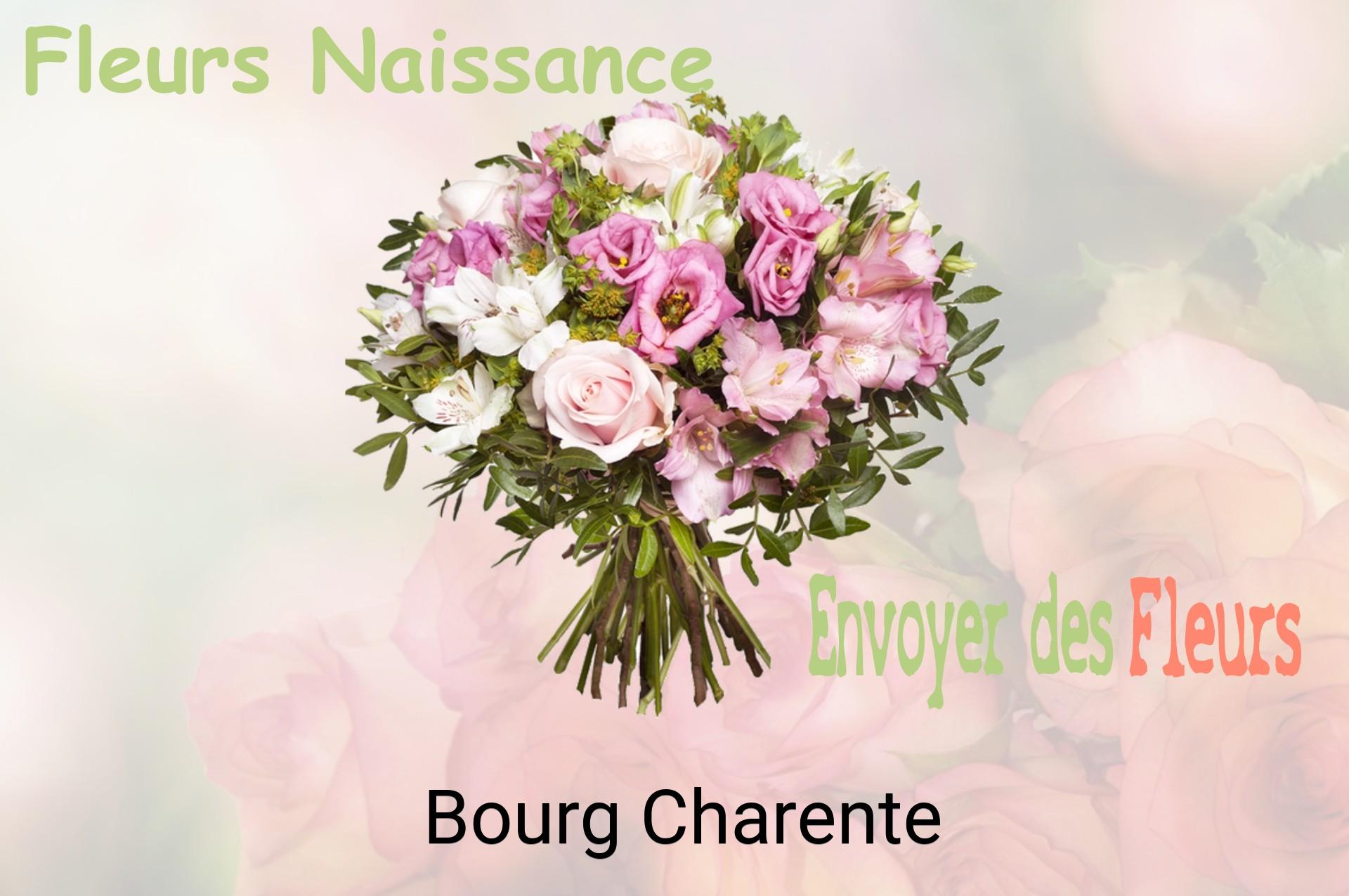 Bouquet de fleurs de naissance livré à Bourg-Charente